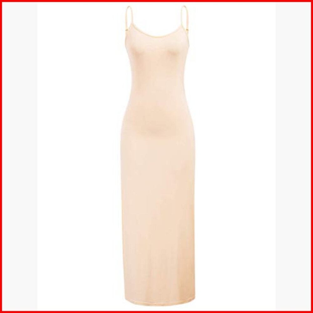 Adjustable Spaghetti Strap Long Cami Full Slip Un… - image 2